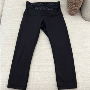 lululemon athletica Wunder Under Black Leggings